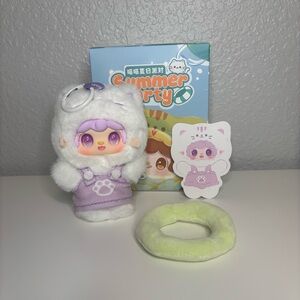 Yooki Summer Party Plush Pendant Blind Box - Confirmed Fishing Little Meow